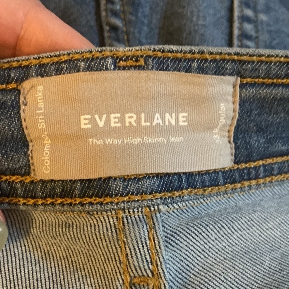 Everlane The Way High Clean Front Skinny Jean in size 33, good condition - Picture 12 of 13
